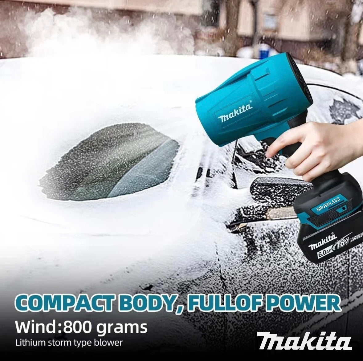 Φυσητήρας Mini - Makita Με x2 Μπαταρίες 18V